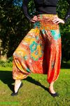 Yoga Pants | Blue | linene | Size 2 thumbnail 3