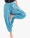 Yoga Pants | Blue | linene | Size 2 thumbnail 1